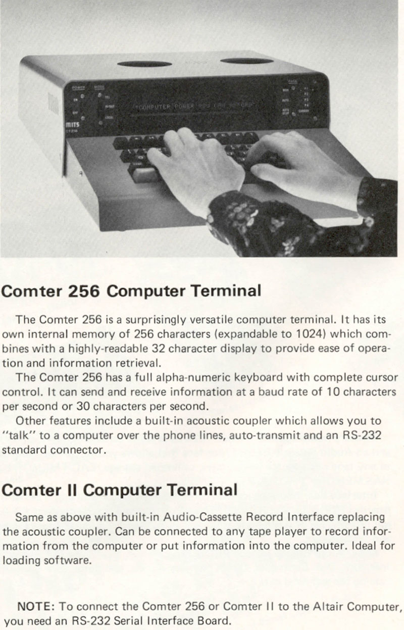 Comter advert